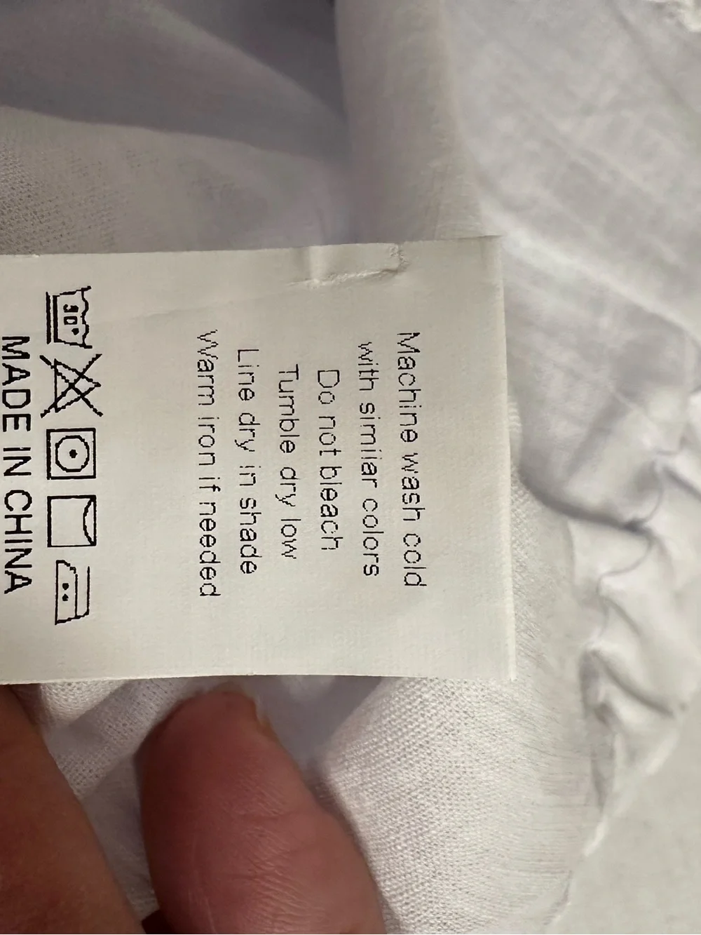 Psalter Men's Lightweight White Drawstring Pants sz.L